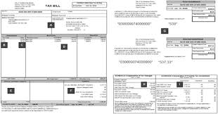 Tax Bill Sample