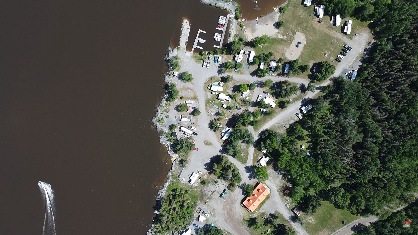 Bird's-eye view of Bucke Park