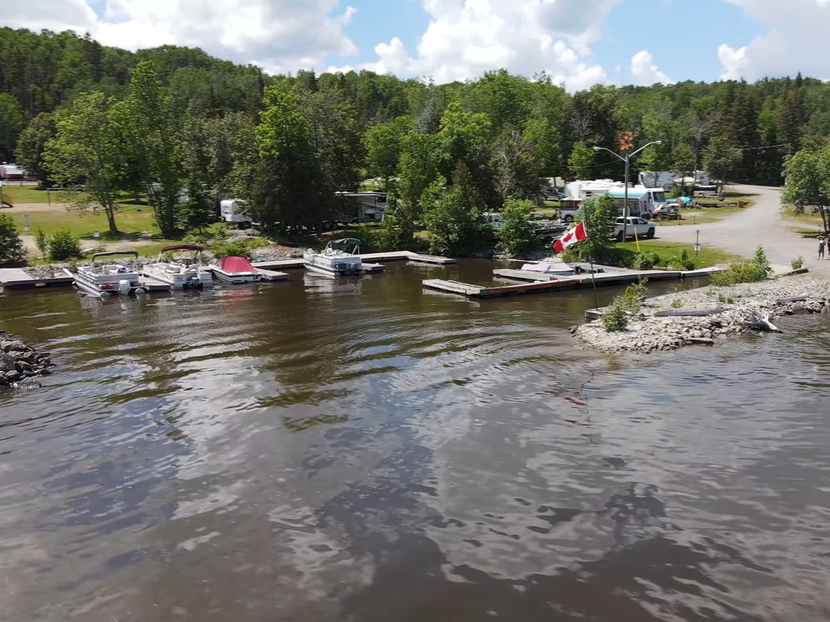 Bucke Park Marina from the Lake