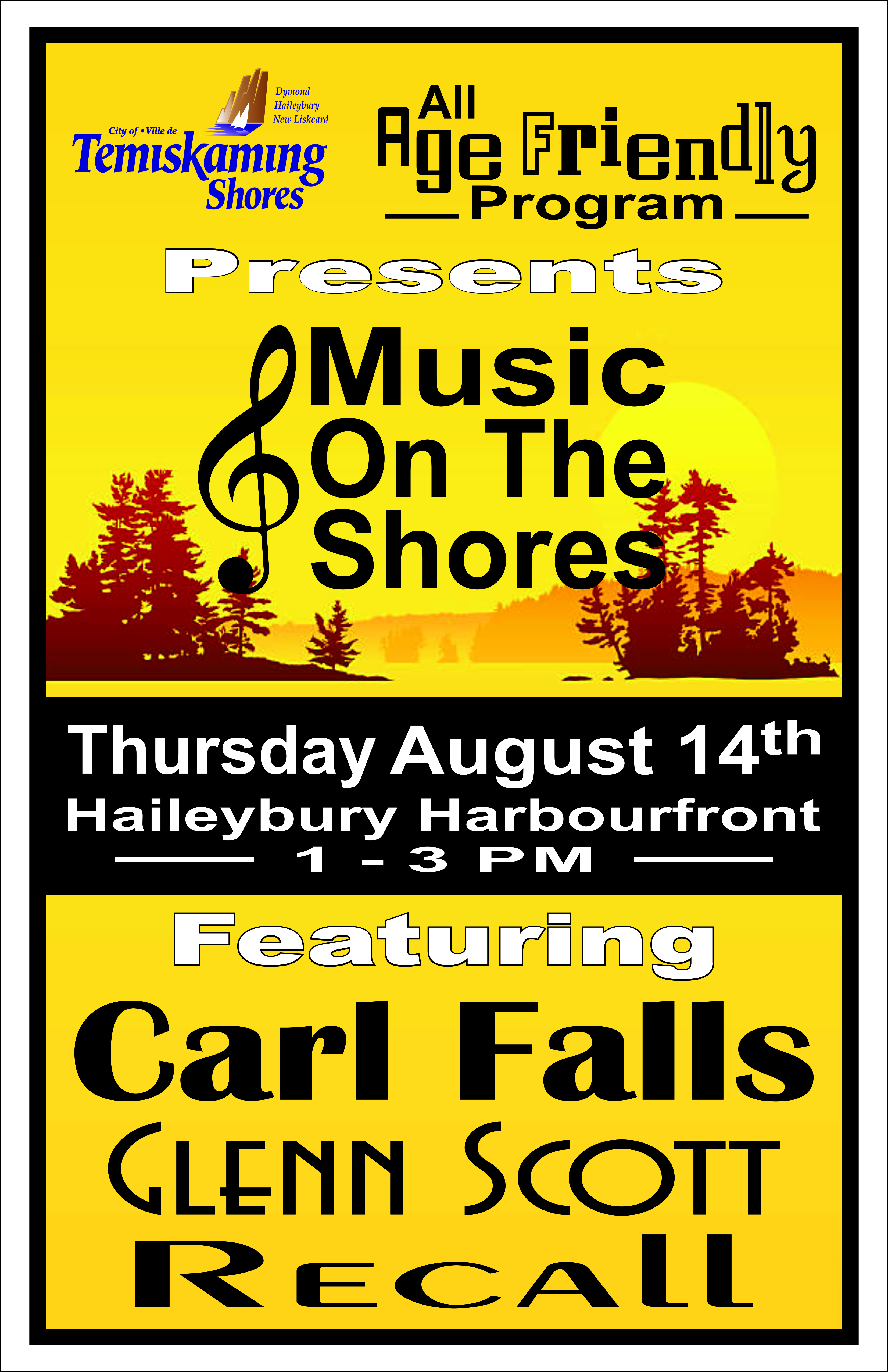Music on the Shores August 14th Performers