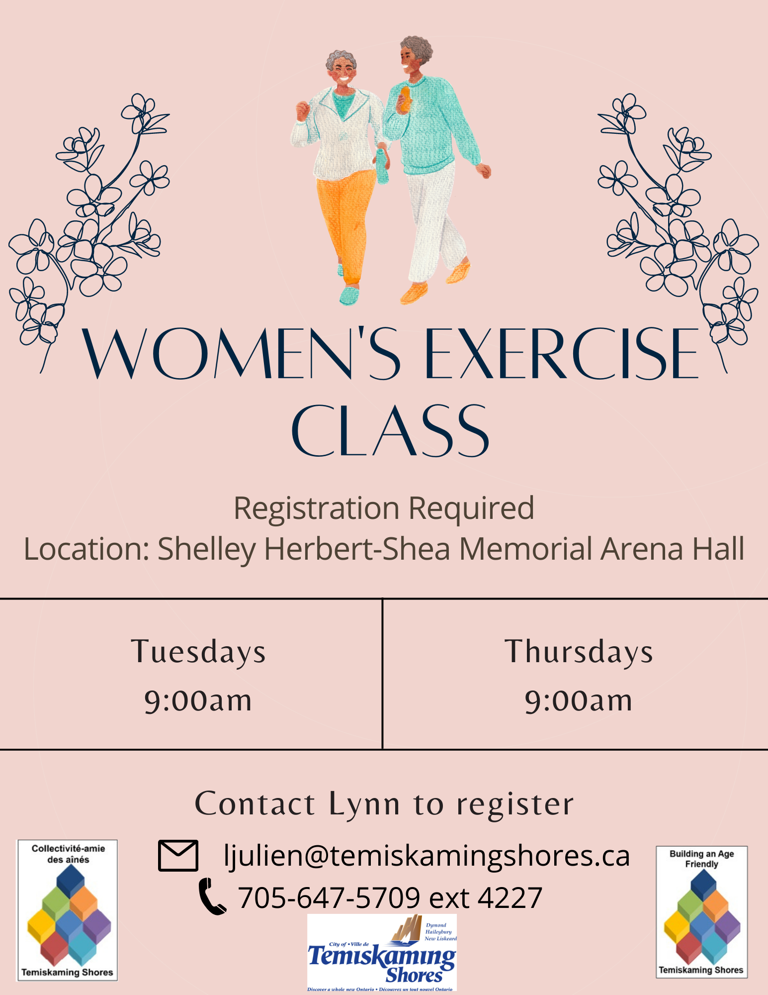 Age Friendly Women's Exercise Class