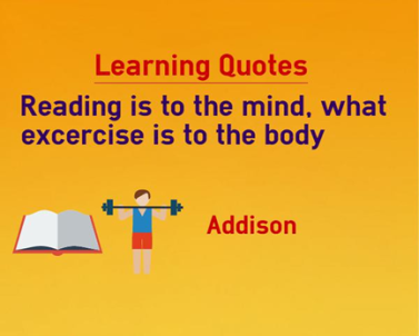 Quote that says Reading is to the mind, what exercise is to the body.