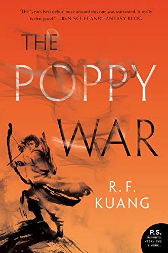 Book cover for The Poppy War by R.F. Kuang