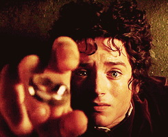 Frodo Disappearing as ring slips on his finger