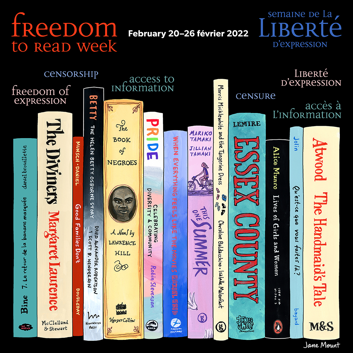 Freedom to read week graphic