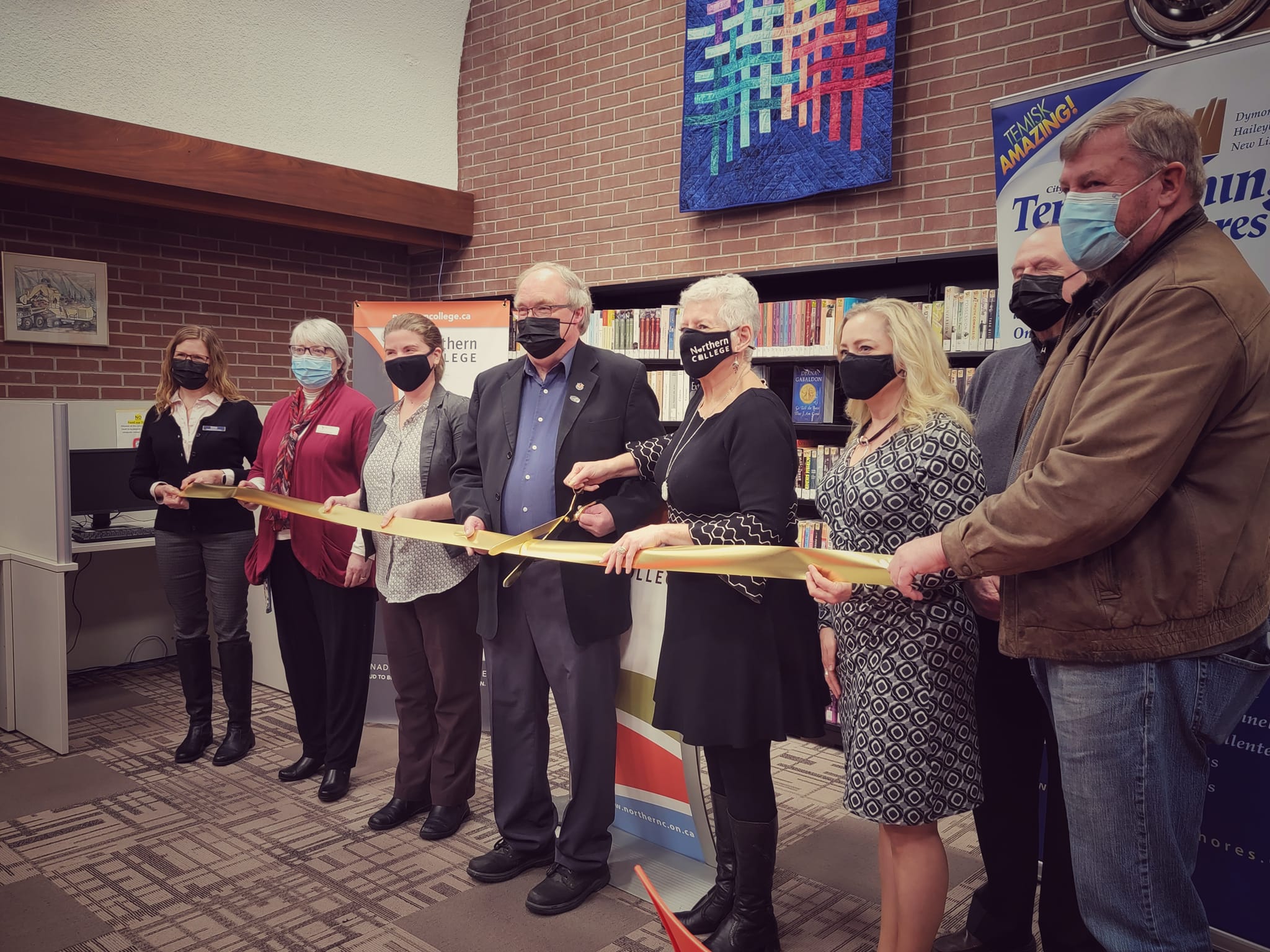 Ribbon Cutting at Northern College Library