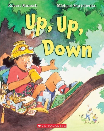 book cover for up up down