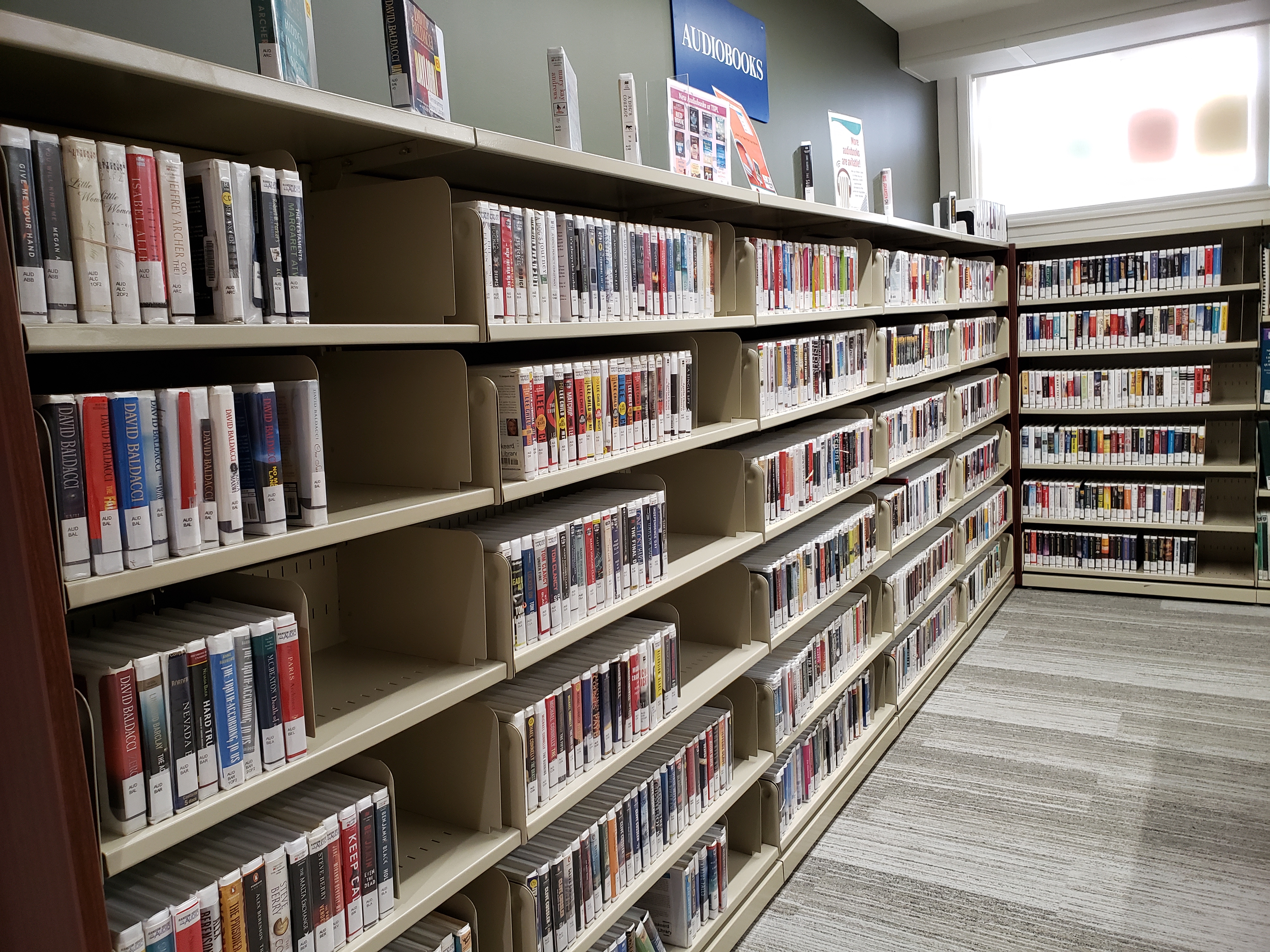 Audiobook section at TSPL