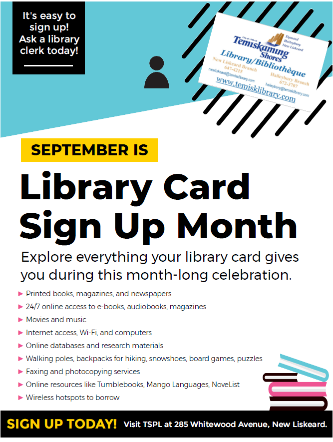 Library Card Month Poster