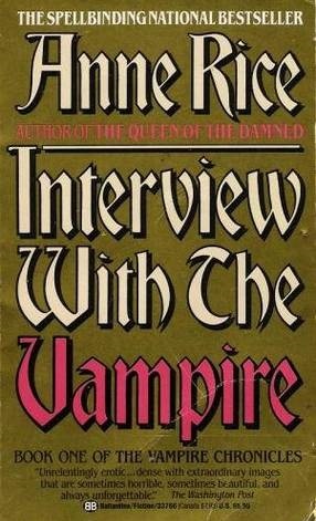 book cover for Interview with the Vampire by Anne Rice