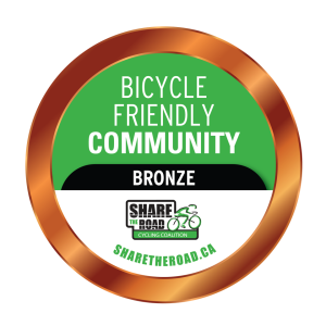Bicycle Friendly Community Bronze Designation Badge