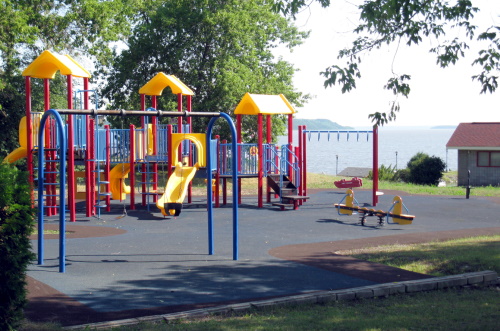 Plaground with swings